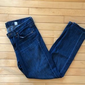 J Crew Toothpick Ankle Jeans